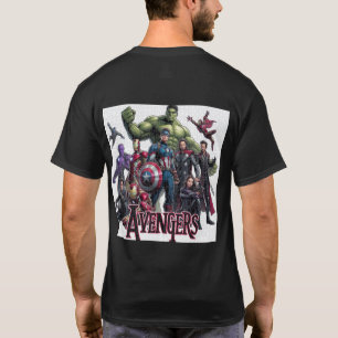 Camiseta masculina com design Avengers