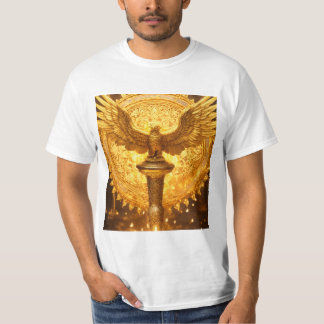 Camiseta masculina com Design de águia majestosa -