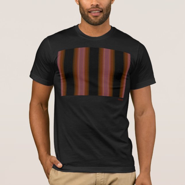 Camiseta masculina com design de faixa preta. HAMb (Frente)