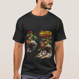 Camiseta masculina com gráfico de dinossauro de ba