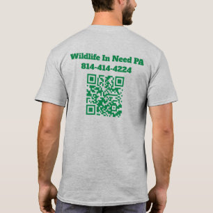 Camiseta masculina com logotipo da WIN com código