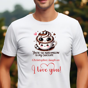 Camiseta masculina com nome personalizado, citação