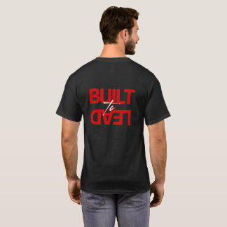 Camiseta masculina "Construído para Liderar" com g