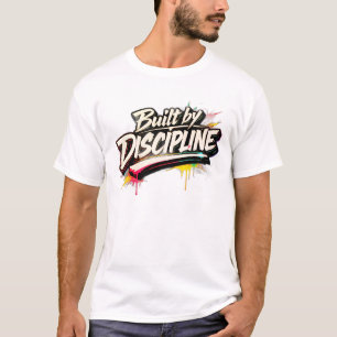 Camiseta Masculina “Construído pela Disciplina”
