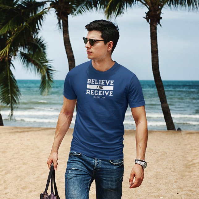 Camiseta masculina cristã (Criador carregado)