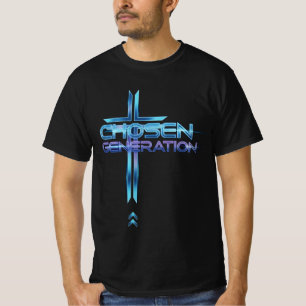 Camiseta Masculina Cristã Geração Escolhida 