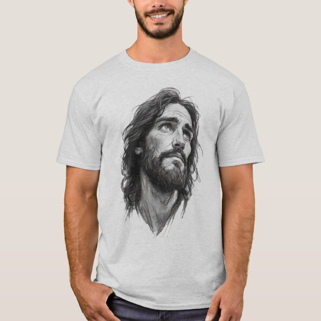 Camiseta Masculina Cristã Jesus Cristo (Frente)