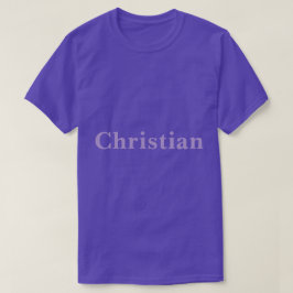 Camiseta Masculina Cristã Roxa