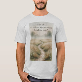 Camiseta Masculina Cristã Versículo Bíblico Salmo