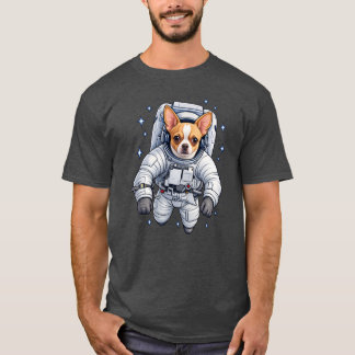 Camiseta masculina Cute Chihuahua Astronaut Space