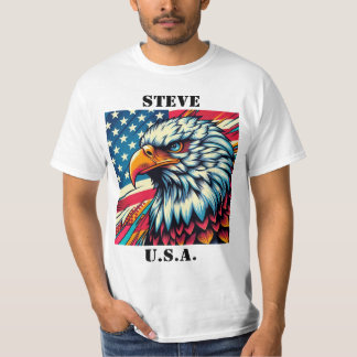 Camiseta masculina da Águia Americana
