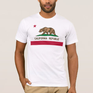Camiseta masculina da República da Califórnia