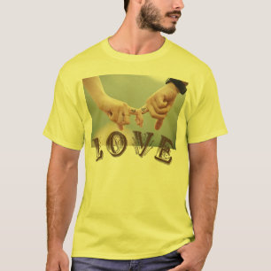 Camiseta masculina de amor