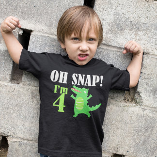 Camiseta masculina de aniversário de 4 anos do All