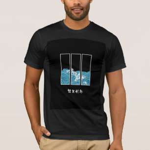Camiseta masculina de arte abstrato única۔