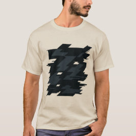 Camiseta Masculina de Arte com Glitch