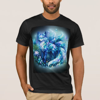 Camiseta masculina de arte fantasia da Raposa de C