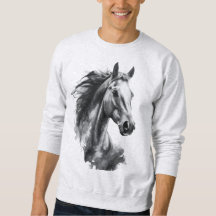 Camiseta masculina de arte gráfica de animal preto