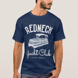 Camiseta Masculina de Barco de Pontoons do Clube d