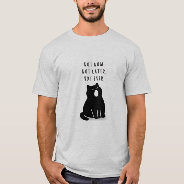 Camiseta Masculina de Citação Personalizada Minima (Frente)