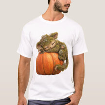 Camiseta masculina de criatura de musgo de fantasi