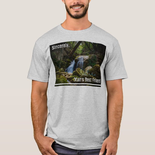 Camiseta masculina de estilo designer personalizáv (Frente)