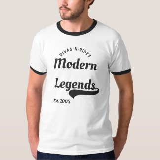Camiseta masculina de gola redonda Divas-N-Rides M
