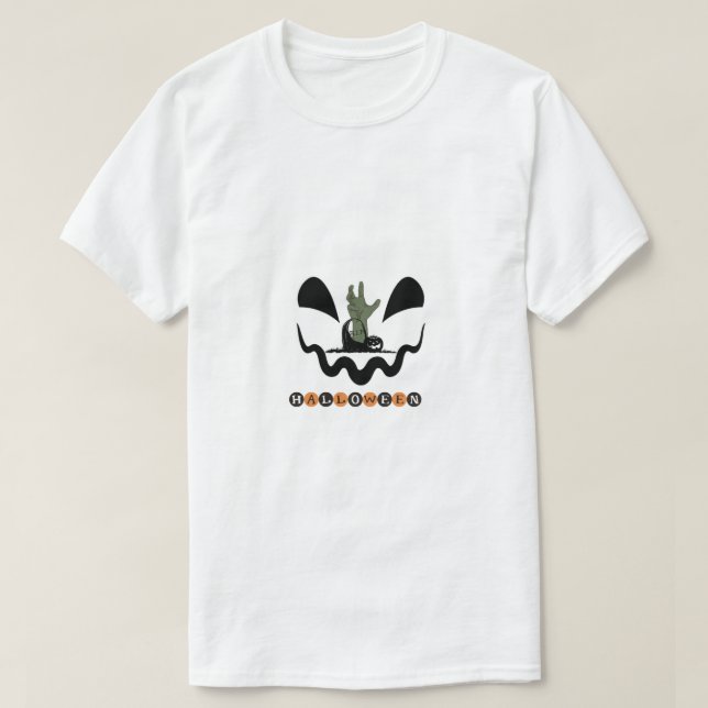 camiseta masculina de halloween (Frente do Design)