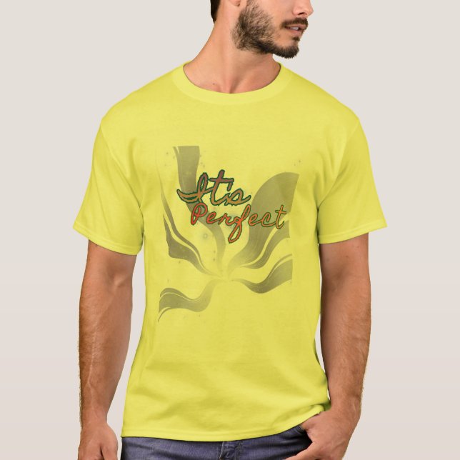 Camiseta masculina de manga curta com design (Frente)