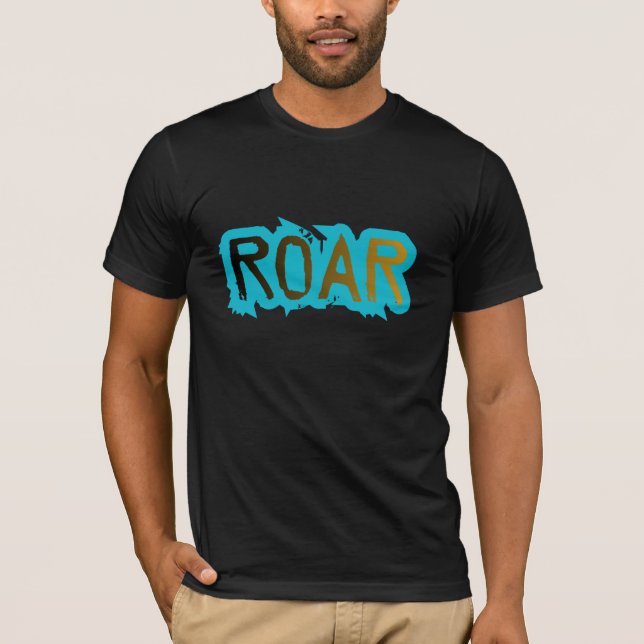 Camiseta masculina de manga curta ROAR (Frente)