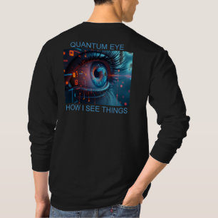 Camiseta masculina de manga longa Quantum Eye bk