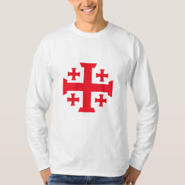 Camiseta masculina de manga longa Templar Jerusale