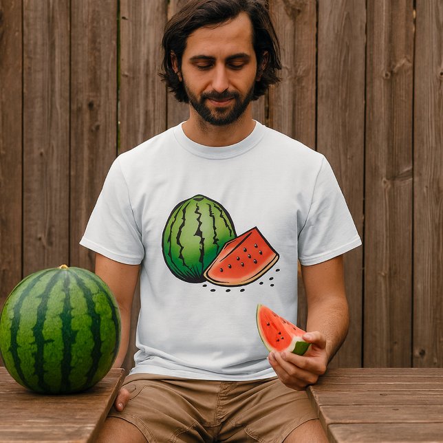 Camiseta Masculina de Melancia (Criador carregado)