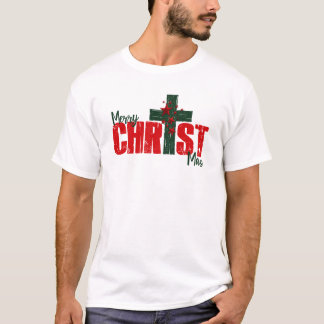 Camiseta masculina de Natal Alegre CHRIST MAS