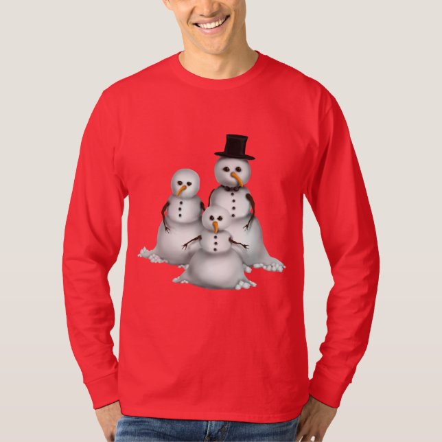 Camiseta masculina de Natal Holiday (Frente)
