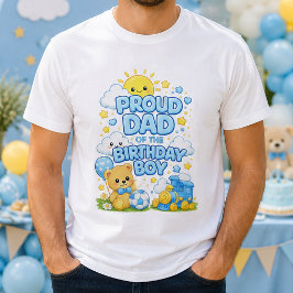 Camiseta masculina de Pai Orgulhoso do Menino do A