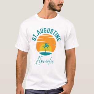 Camiseta masculina de St. Augustine Beach Florida