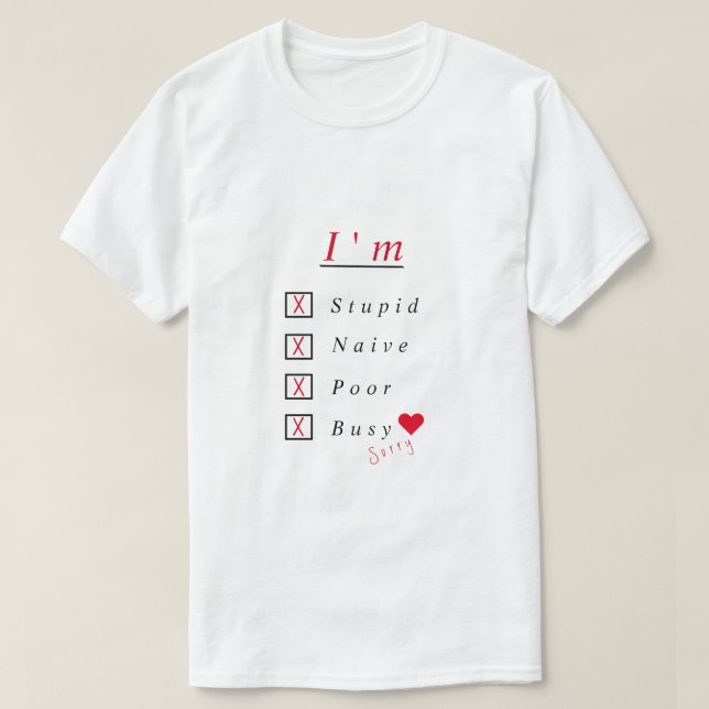 Camiseta Masculina de Texto Atraente (Frente do Design)