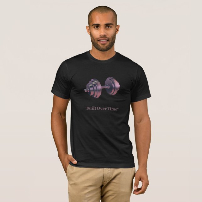 Camiseta Masculina de Treino Built Over Time – Aca (Frente Completa)