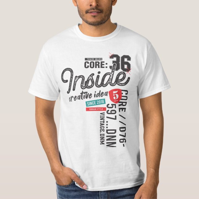 Camiseta Masculina de Valor (Frente)