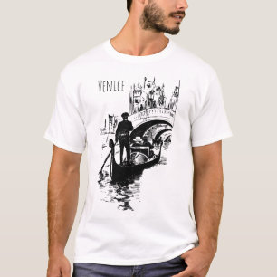 Camiseta masculina de Veneza Itália tShirt