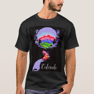Camiseta masculina do Colorado Night Sky