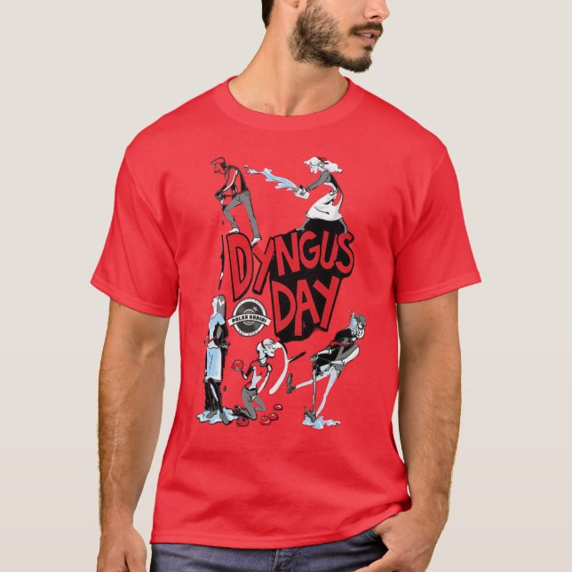 Camiseta masculina do Dia de Dyngus (Frente)