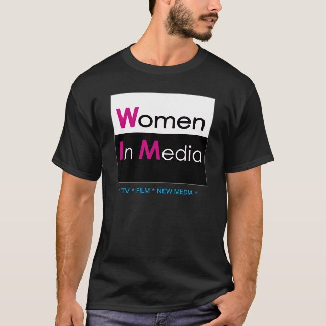 Camiseta masculina do logotipo clássico WiM (Frente)