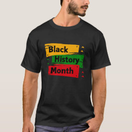 Camiseta masculina do Mês da História Negra Orgulh