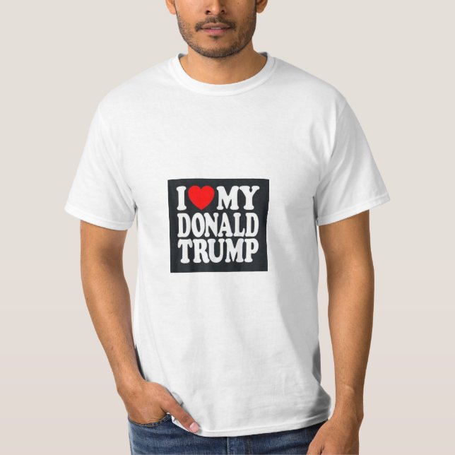 Camiseta masculina Donald Trump (Frente)