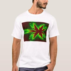 Camiseta masculina Dragonfly in flames