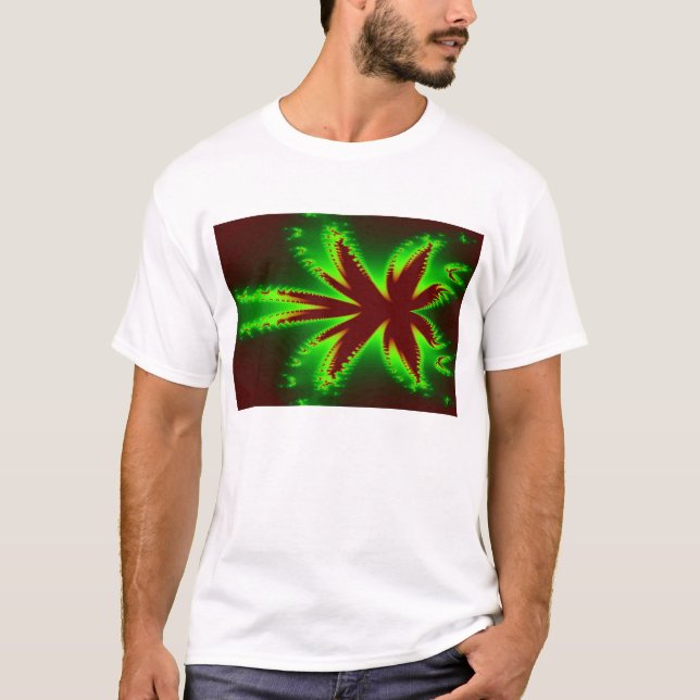 Camiseta masculina Dragonfly in flames (Frente)