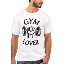 Camiseta masculina e amante de academia 