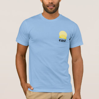 Camiseta masculina em azul-bebê